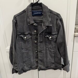 Calvin Klein Jeans black wash denim jack